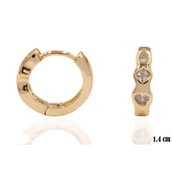 Kolczyki Merebilo miedź pozłacana 14k - MF41501