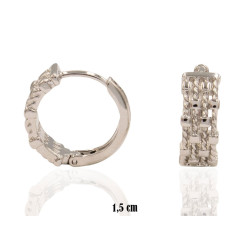 Kolczyki Xuping rodowane - MF40363