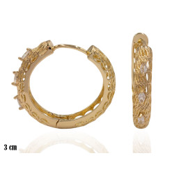 Kolczyki Merebilo miedź pozłacana 14k - MF41497