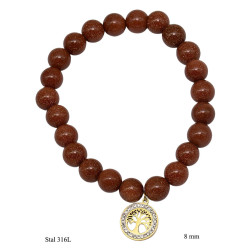 Bransoletka Merebilo Stal 316L [ piasek pustyni ] - MF41646CP