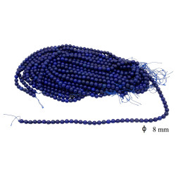 Elementy do biżuterii koraliki [ kamień lapis lazuri ] - MF41800