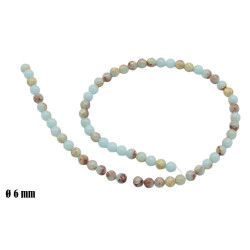 Elementy do biżuterii koraliki [ amazonit ] - MF41686
