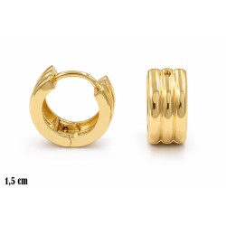 Kolczyki miedź pozłacana 14k - MF42200