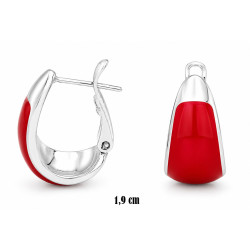 Kolczyki Xuping rodowane - MF40053
