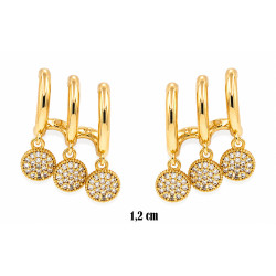 Kolczyki Xuping pozłacane 18k - MF40045