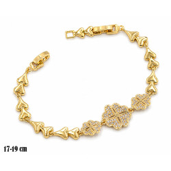 Bransoletka CM miedź pozłacana 14k - MF41909