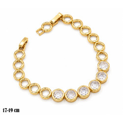 Bransoletka CM miedź pozłacana 14k - MF41908