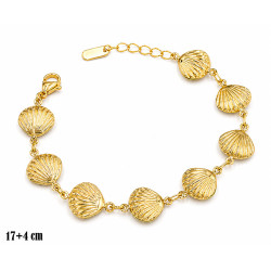 Bransoletka CM miedź pozłacana 14k - MF41912
