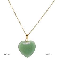 Naszyjnik Merebilo Stal 316L - Awenturyn - MF37554878