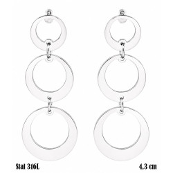 Kolczyki Xuping Stal 316L - MF40553