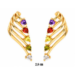 Kolczyki Xuping pozłacane 18k - MF40044-2