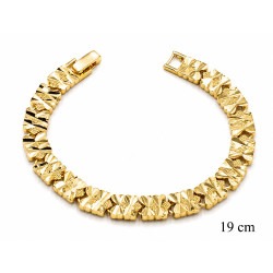 Bransoletka miedź pozłacana 14k - MF42262