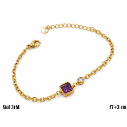 Bransoletka Xuping Stal 316L - MF40497