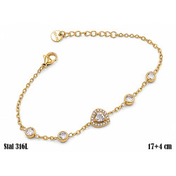 Bransoletka Xuping Stal 316L - MF40488