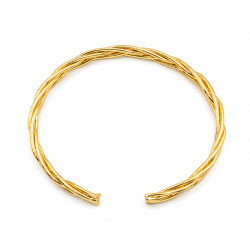Bransoletka miedź pozłacana 14k - MF42420