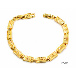 Bransoletka miedź pozłacana 14k - MF42380