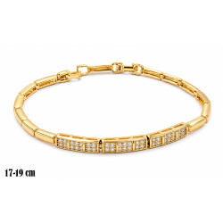Bransoletka Xuping pozłacana 18k - MF40283