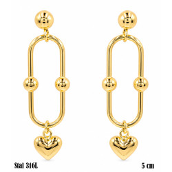 Kolczyki Merebilo miedź pozłacana 14k - MF41933
