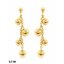 Kolczyki Merebilo miedź pozłacana 14k - MF41934