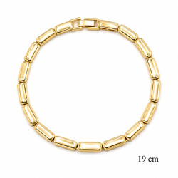Bransoletka miedź pozłacana 14k - MF42379