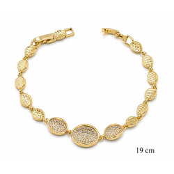 Bransoletka miedź pozłacana 14k - MF42266 / MF42540