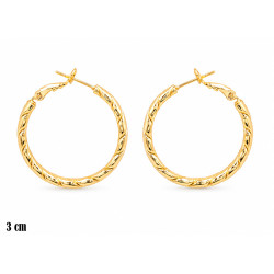 Kolczyki CM Miedź pozłacana 14k - MF41900