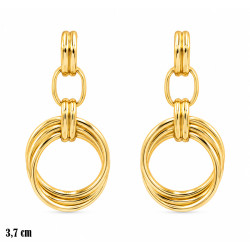 Kolczyki Merebilo Miedź pozłacana 14k - MF41931
