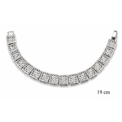 Bransoletka miedź rodowana - MF42221