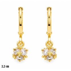 Kolczyki CM Miedź pozłacana 14k - MF42513