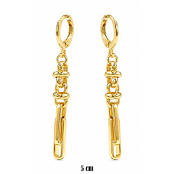 Kolczyki CM Miedź pozłacana 14k - MF42347