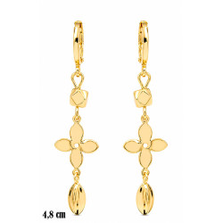 Kolczyki CM Miedź pozłacana 14k - MF42354