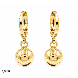 Kolczyki CM Miedź pozłacana 14k - MF42591