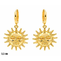 Kolczyki CM Miedź pozłacana 14k - MF42593