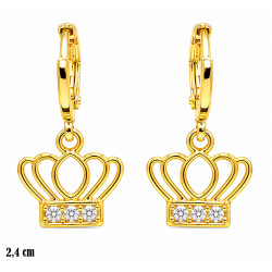 Kolczyki CM Miedź pozłacana 14k - MF42439