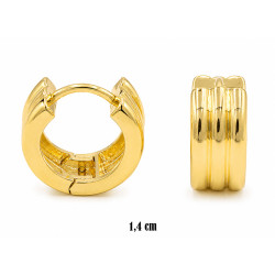 Kolczyki CM Miedź pozłacana 14k - MF52507