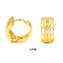 Kolczyki CM Miedź pozłacana 14k - MF42611
