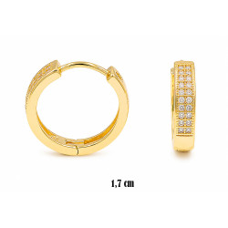 Kolczyki CM Miedź pozłacana 14k - MF42500