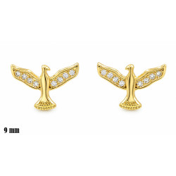 Kolczyki CM Miedź pozłacana 14k - MF42244