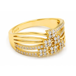 Pierścionek CM Miedź pozłacana 14k - MF42530