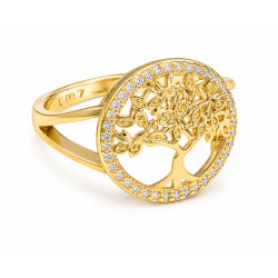 Pierścionek CM Miedź pozłacana 14k - MF42529
