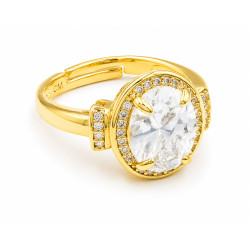 Pierścionek CM Miedź pozłacana 14k - MF42532