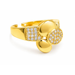 Pierścionek CM Miedź pozłacana 14k - MF42525