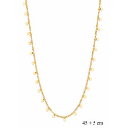Naszyjnik miedź pozłacana 14k - MF42358