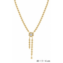 Naszyjnik miedź pozłacana 14k - MF42196