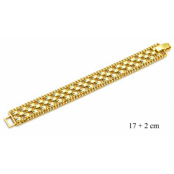 Bransoletka miedź pozłacana 14k - MF42729