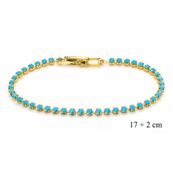 Bransoletka miedź pozłacana 14k - MF42612