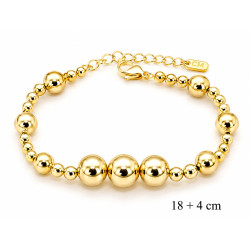 Bransoletka miedź pozłacana 14k - MF42656