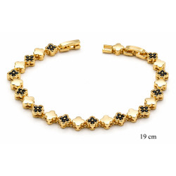 Bransoletka miedź pozłacana 14k - MF42745