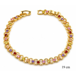 Bransoletka miedź pozłacana 14k - MF42779