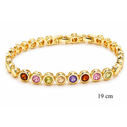 Bransoletka miedź pozłacana 14k - MF42691
